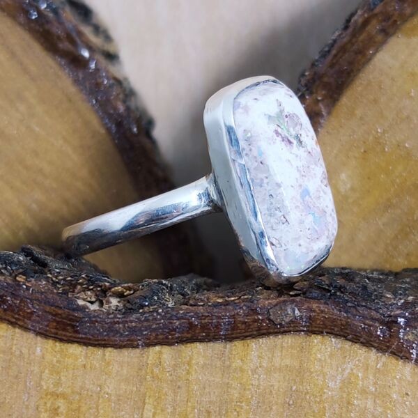 Anillo Ópalo Fuego Alargado Anillo Ópalo Fuego Alargado
