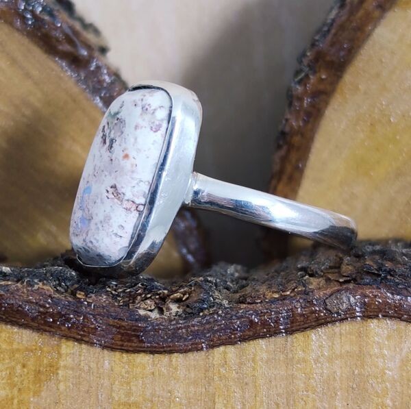 Anillo Ópalo Fuego Alargado Anillo Ópalo Fuego Alargado