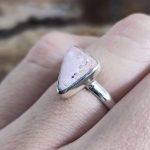 Anillo Ópalo Fuego Puntas