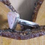 Anillo Ópalo Fuego Puntas