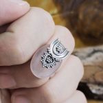Anillo Cuarzo Rosa Mandala