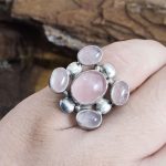 Anillo Cuarzo Rosa Cinco