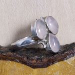 Anillo Cuarzo Rosa Tres