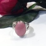 Anillo Ópalo Rosa Peruano