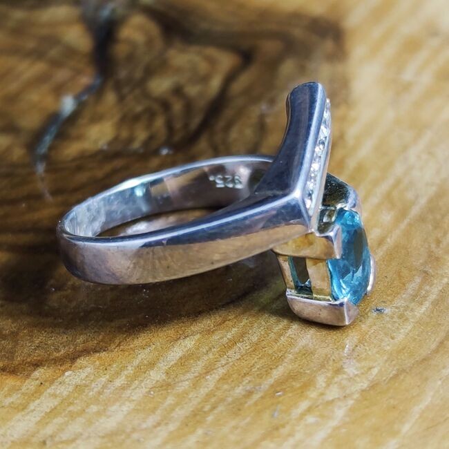 Anillo Topacio y Circonita Anillo Topacio y Circonita