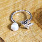 Anillo Circonita y Perla