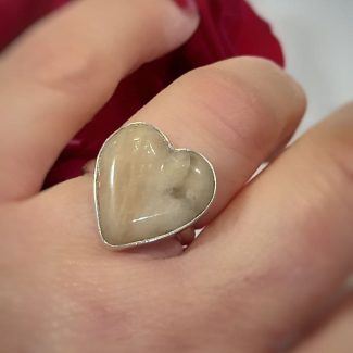 Anillo Piedra Sol Corazón