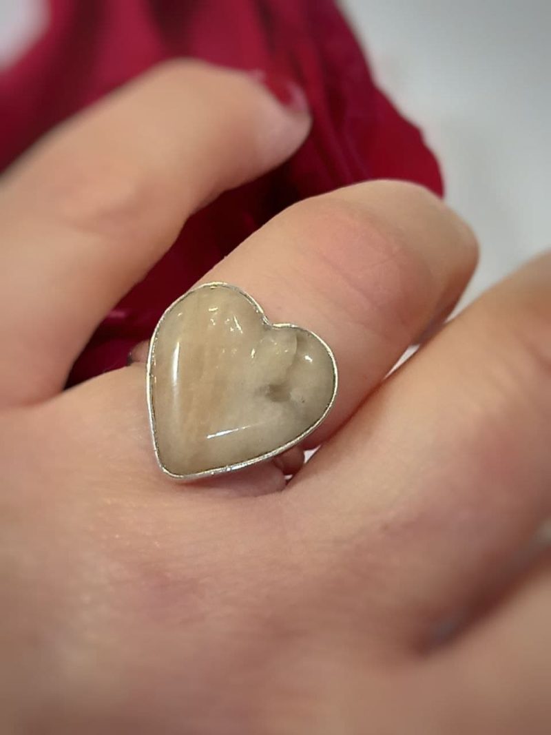 Anillo Piedra Sol Corazón