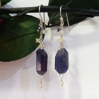 Pendientes Iolita y Ópalo