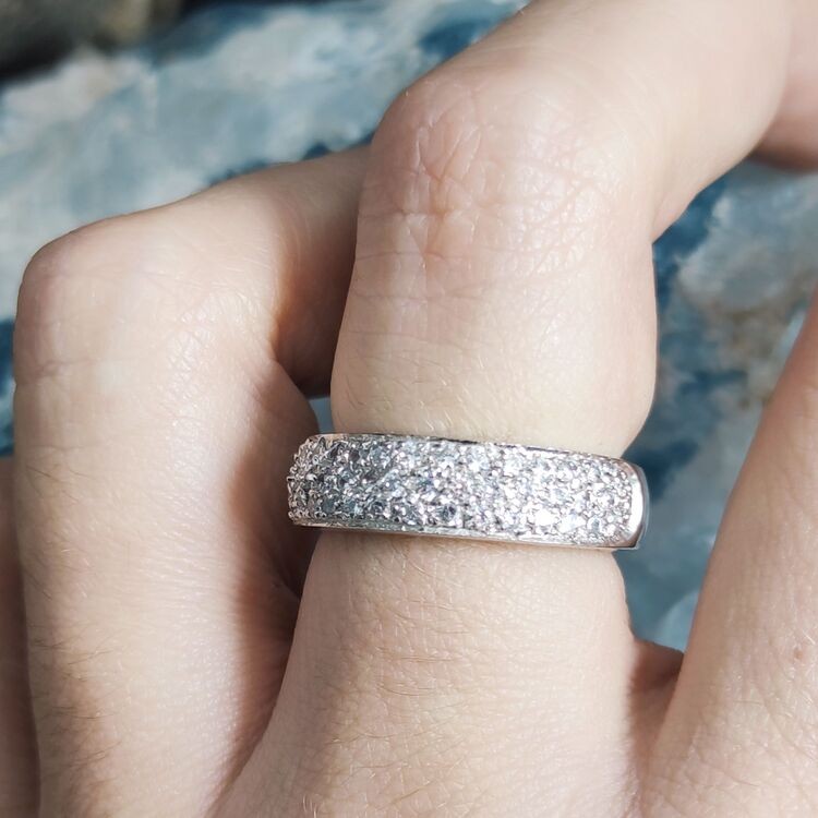 Anillo Circonitas Liso