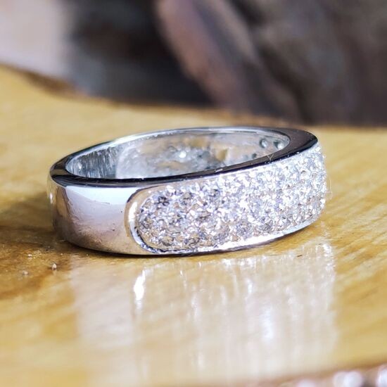 Anillo Circonitas Liso