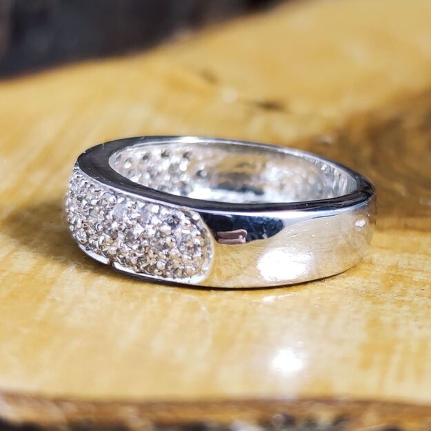 Anillo Circonitas Liso