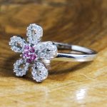 Anillo Circonitas Flor