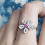 Anillo Circonitas Flor