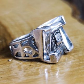 Anillo Circonitas y Marquesita