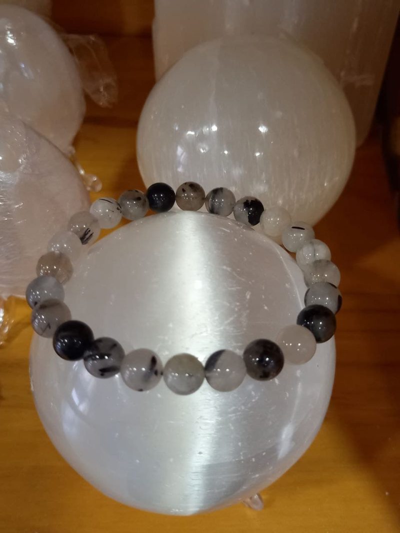 Pulsera Cuarzo con Turmalina Pulsera Cuarzo con Turmalina