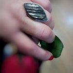 Anillo Turmalina Natural
