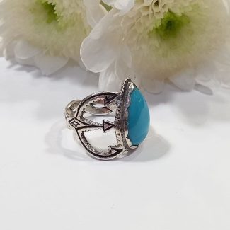 Anillo Turquesa Tridente