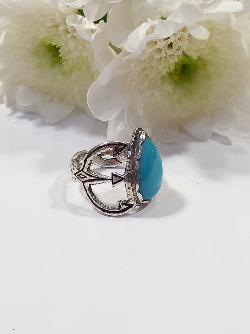 Anillo Turquesa Tridente Anillo Turquesa Tridente