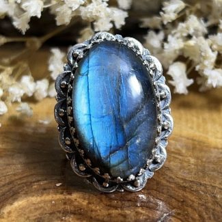 Anillo Espectrolita Corona
