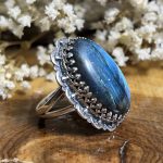 Anillo Espectrolita Corona