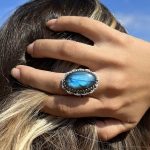 Anillo Espectrolita Corona