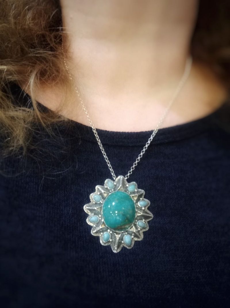 Colgante Turquesa Estrella