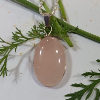 Colgante Cuarzo Rosa