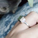 Anillo Pirita Cubo