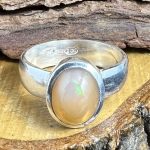 Anillo Ópalo Etíope