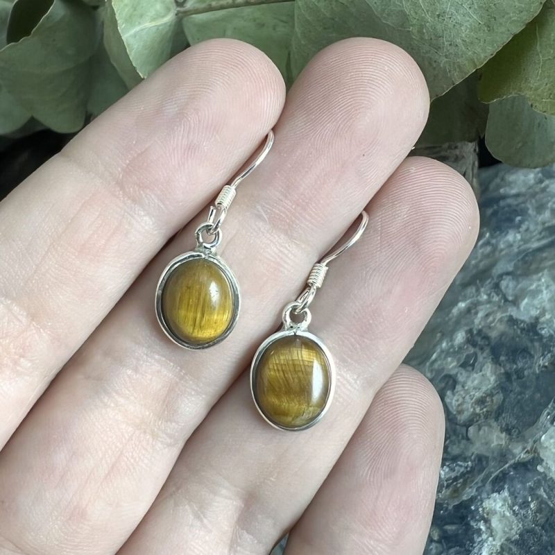 Pendientes Ojo de Tigre Pendientes Ojo de Tigre