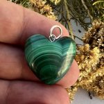 Colgante Malaquita Corazón M