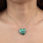 Colgante Malaquita Corazón M