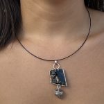 Colgante Shungit y Herkimer