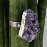 Anillo Amatista Drusa