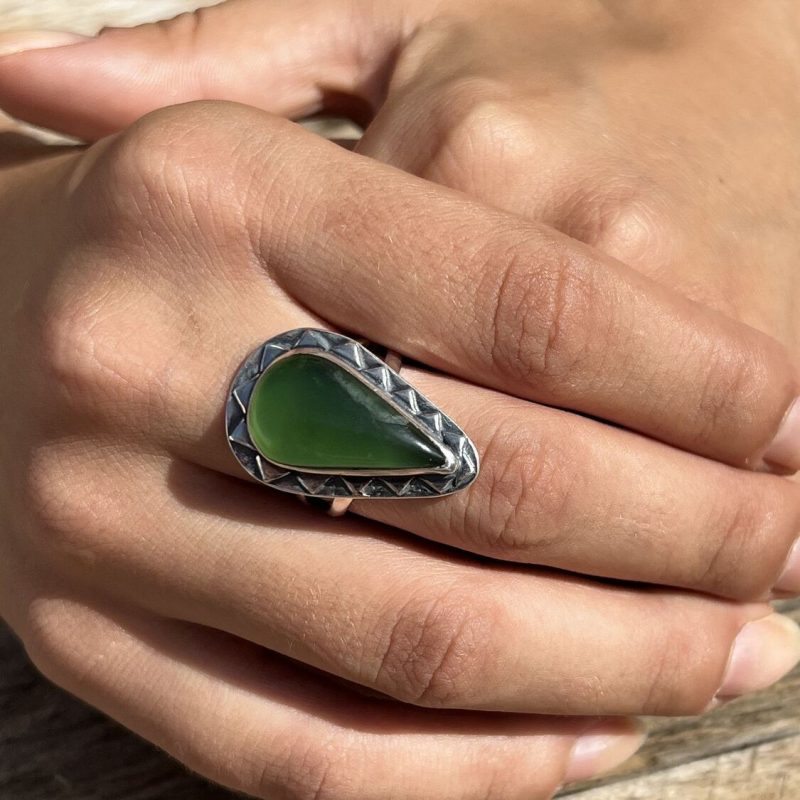 Anillo Jade Gota Anillo Jade Gota