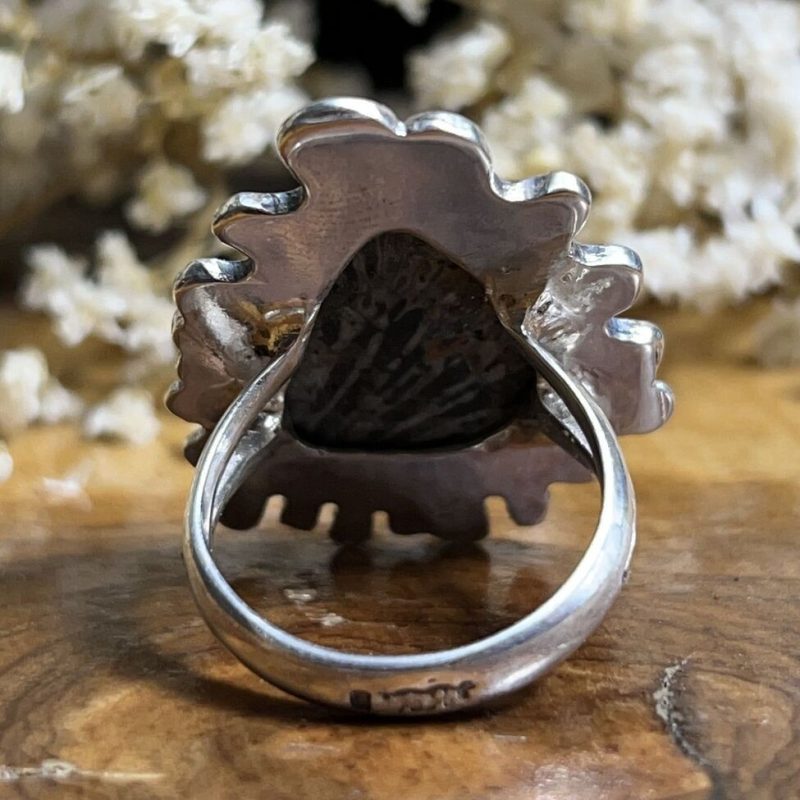 Anillo Coral Fósil Anillo Coral Fósil