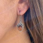 Pendientes Aventurina Roja Cortos