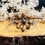 Pulsera Ojo de Tigre Flor