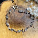 Pulsera Marquesitas y Granate