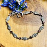 Pulsera Marquesitas y Granate