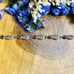 Pulsera Marquesitas y Granate