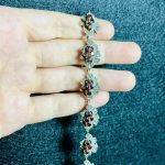 Pulsera Marquesitas y Granate