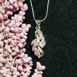 Colgante Circonitas Rosa