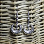 Pendientes de Plata Luna