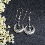 Pendientes de Plata Luna