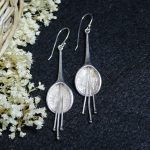 Pendientes de Plata Flor