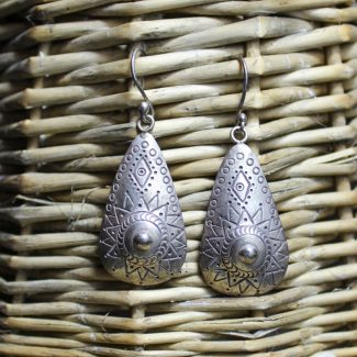 Pendientes de Plata Sol