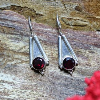 Pendientes Granate