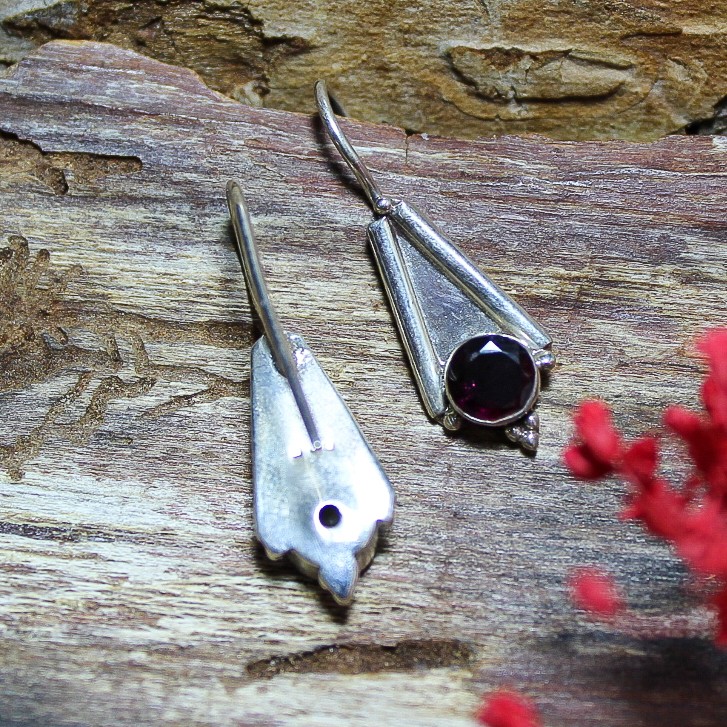 Pendientes Granate Pendientes Granate